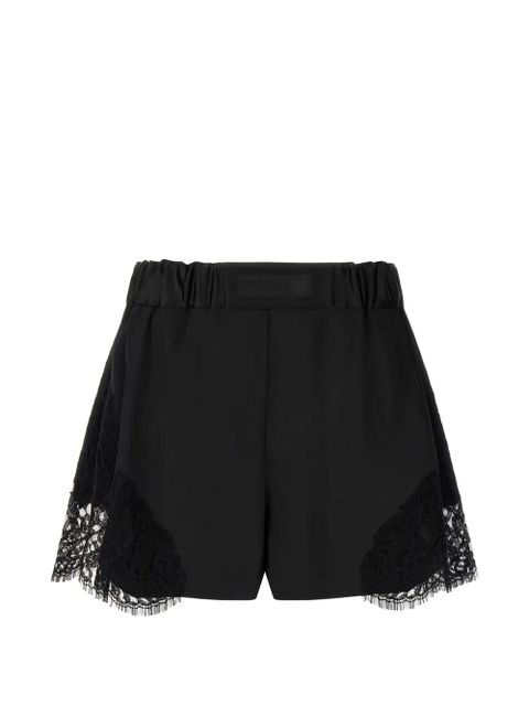 Versace lace-insert shorts - Black - zdjęcie produktu nr 1