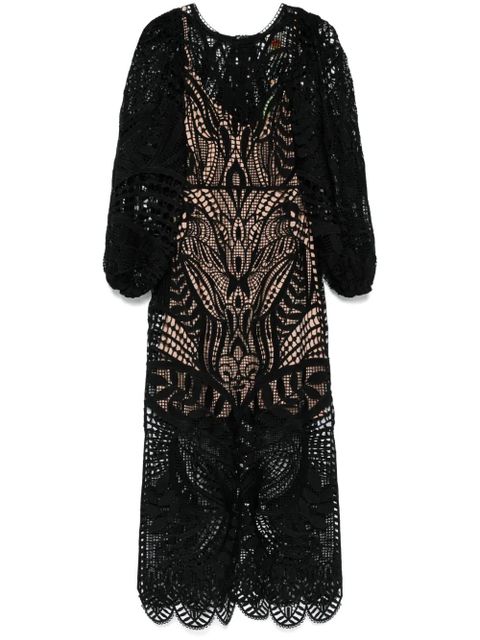 FARM Rio Nature midi dress - Black - zdjęcie produktu nr 1