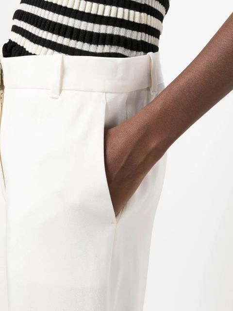 Victoria Beckham high-rise wide-leg trousers - White