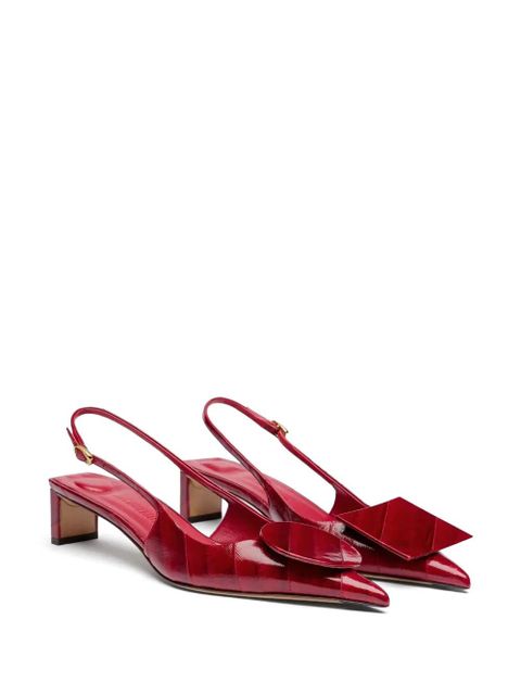 Jacquemus Duelo pumps - Red - zdjęcie produktu nr 2