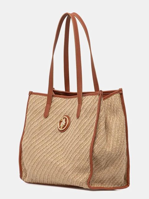 U.S. Polo Assn. torebka Pool kolor beżowy BEU2P8696WJT