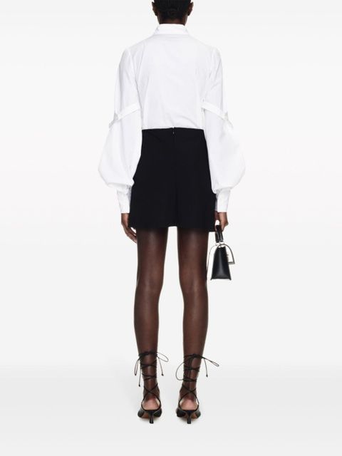Off-White Wo Twist wool miniskirt - Black