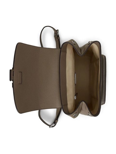 Lauren Ralph Lauren plecak skórzany damski kolor brązowy duży gładki 431969355 - zdjęcie produktu nr 2