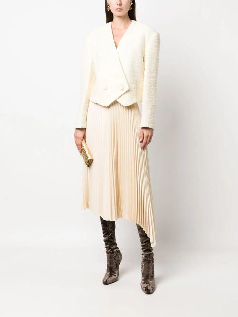 ZIMMERMANN Luminosity cropped blazer - White