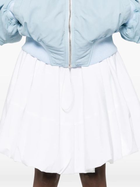 The Attico pleated midi skirt - White