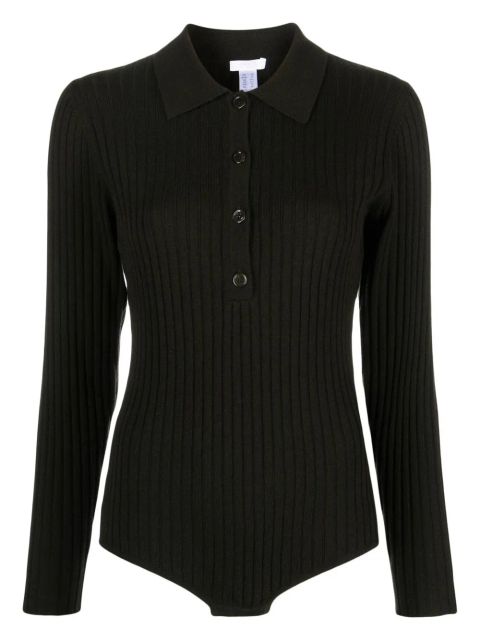 ERES Cocon ribbed-knit bodysuit - Green