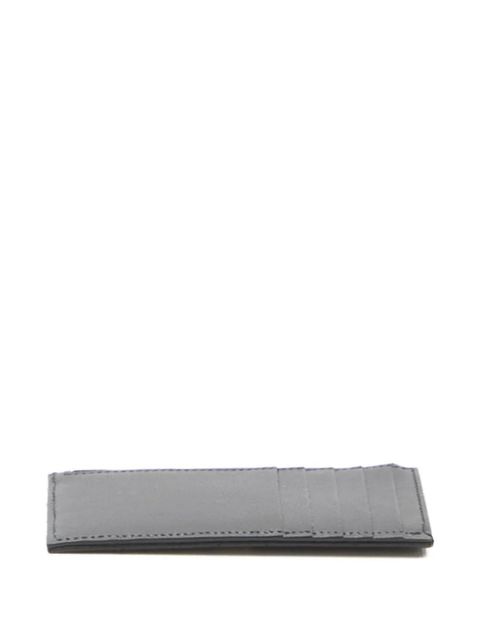 Saint Laurent Cassandre zip card case - Black