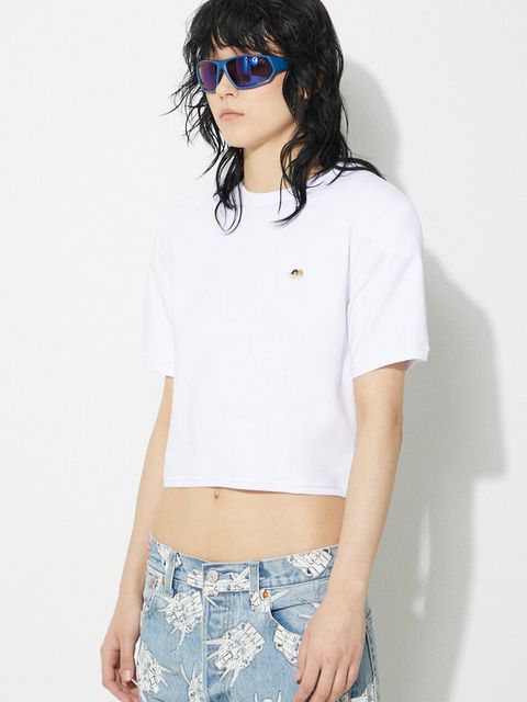 Fiorucci t-shirt Angel Patch Padded Cropped T-Shirt