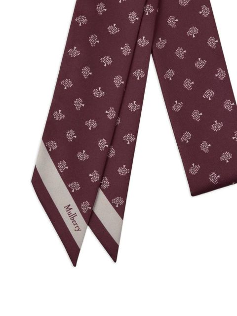 Mulberry Mulberry Tree patterned scarf - Red - zdjęcie produktu nr 2