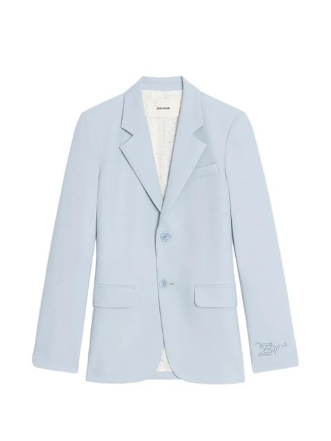 Zadig&Voltaire Vanille embroidery tailoring blazer - Blue - zdjęcie produktu nr 1