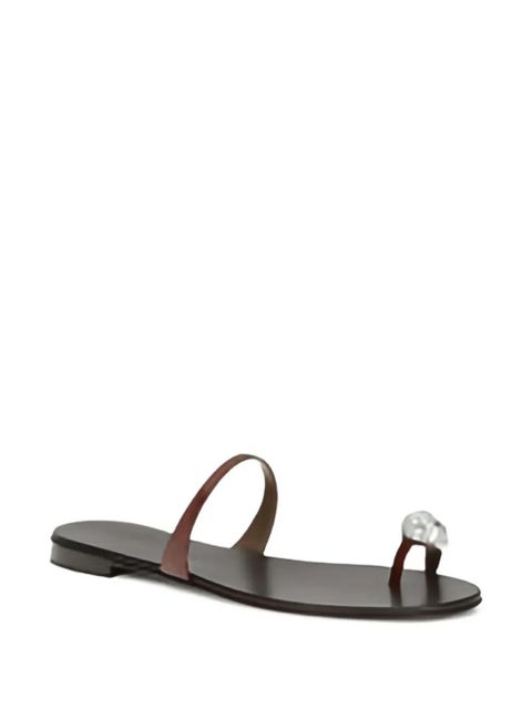 Giuseppe Zanotti Pia Morpheus round-toe sandals - Brown - zdjęcie produktu nr 2