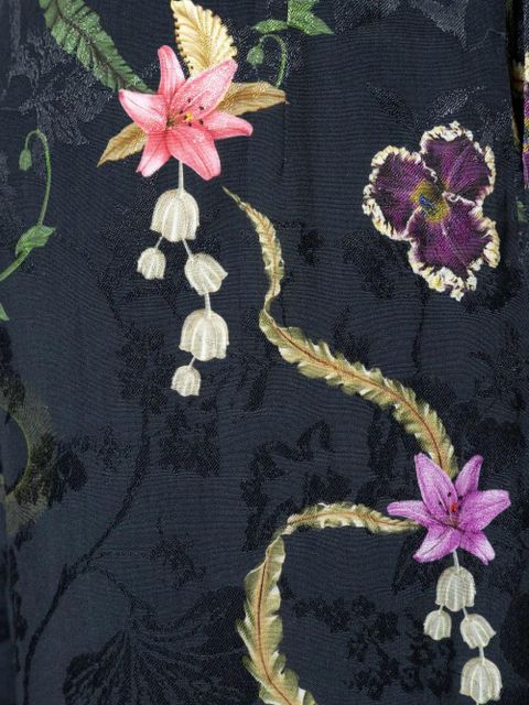 Agua By Agua Bendita Memoria Tesoro floral-print flared trousers - Green