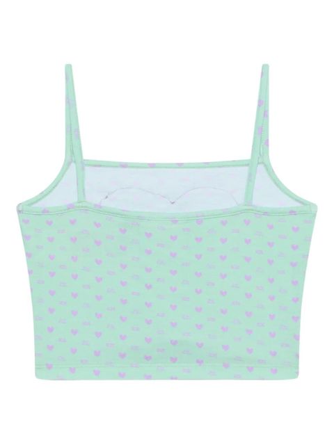 GCDS Polly Pocket heart-print top - Green - zdjęcie produktu nr 2