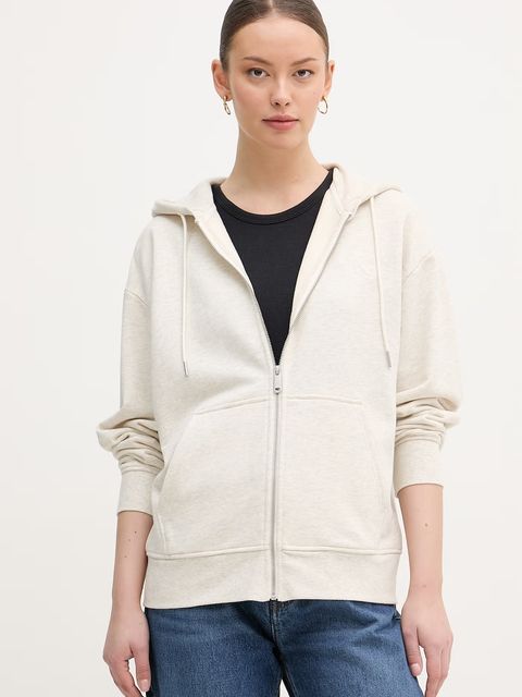 Calvin Klein Jeans bluza rozpinana z kapturem damska bawełniana - zdjęcie produktu nr 1