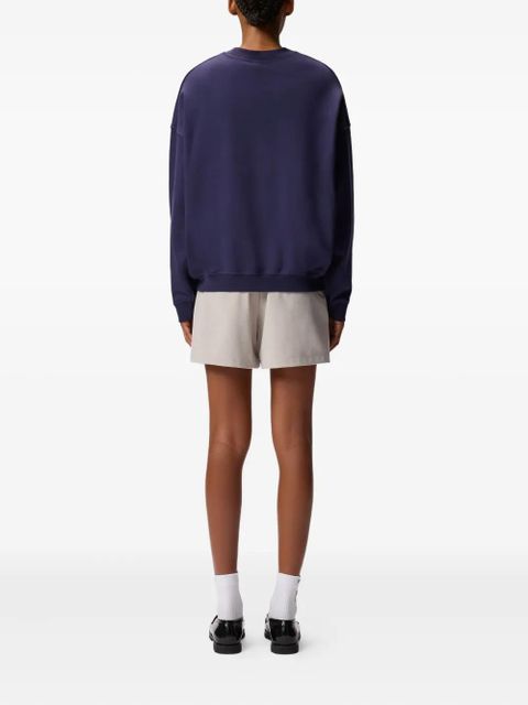 PINKO heart-print sweatshirt - Blue