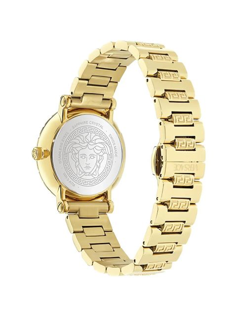 Versace Greca Sphere 35mm Nova watch - Black