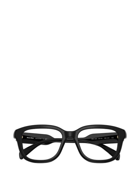 Miu Miu Eyewear rectangle-shape glasses - Black