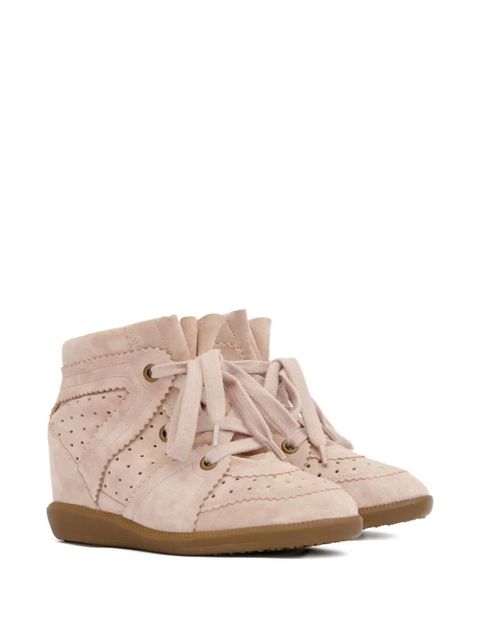 ISABEL MARANT 50mm scalloped perforated bobby sneakers - Pink - zdjęcie produktu nr 2