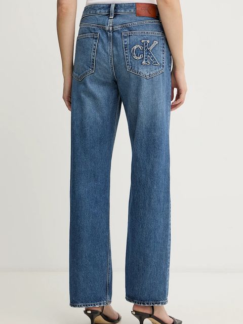Calvin Klein Jeans jeansy damskie high waist LV047E704G