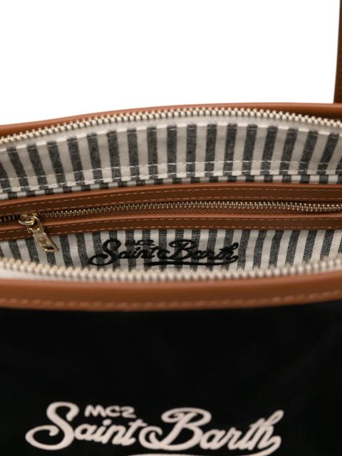 MC2 Saint Barth medium City embroidered tote bag - Black