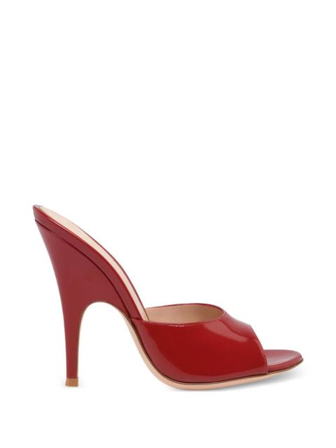 Gianvito Rossi Sofia mules - Red - zdjęcie produktu nr 1