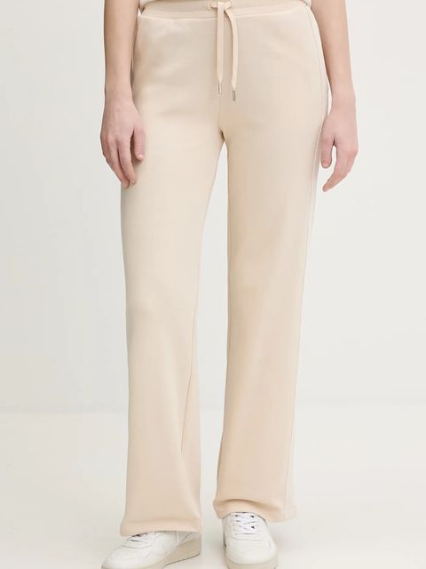 Joop! spodnie dresowe damskie kolor beżowy z aplikacją 30100028 - zdjęcie produktu nr 1