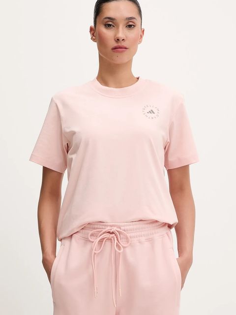 adidas by Stella McCartney t-shirt damski kolor pomarańczowy JI5163 - zdjęcie produktu nr 1