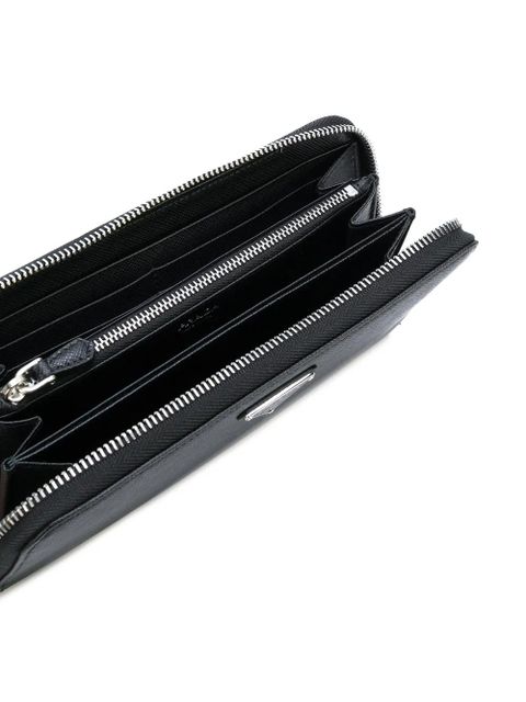 Prada Saffiano zip wallet - Black - zdjęcie produktu nr 1