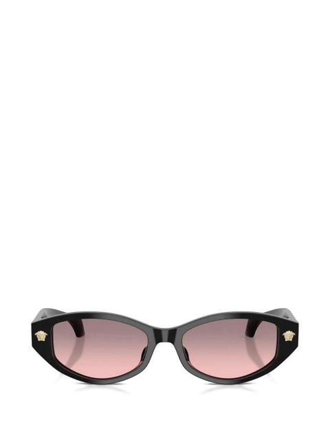 Versace Eyewear medusa geometric sunglasses - Black - zdjęcie produktu nr 1