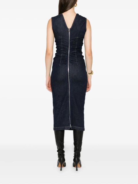 Sportmax denim midi dress - Blue