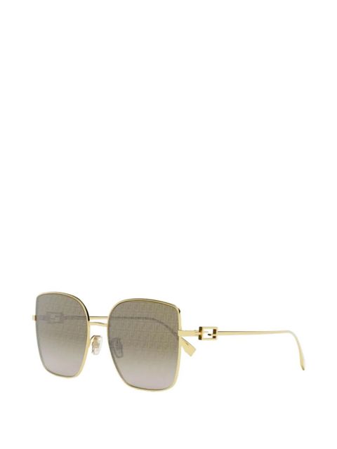 FENDI metal sunglasses - Gold - zdjęcie produktu nr 2