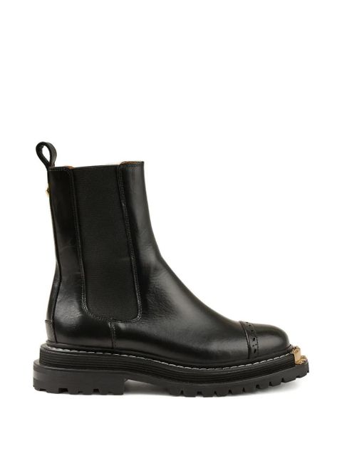 SANDRO gold-tone detail boots - Black - zdjęcie produktu nr 1