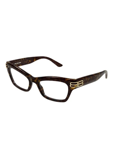 Balenciaga Eyewear square-frame glasses - Brown - zdjęcie produktu nr 2