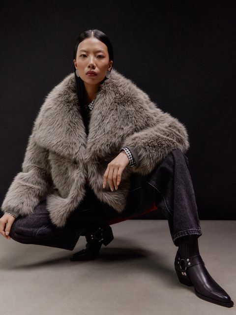 Answear.LAB sztyblety skórzane kolor czarny na słupku lekko ocieplone - zdjęcie produktu nr 1