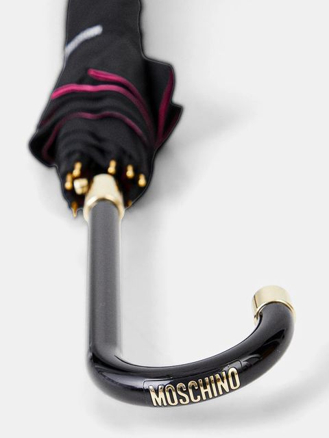 Moschino parasol kolor różowy 8927