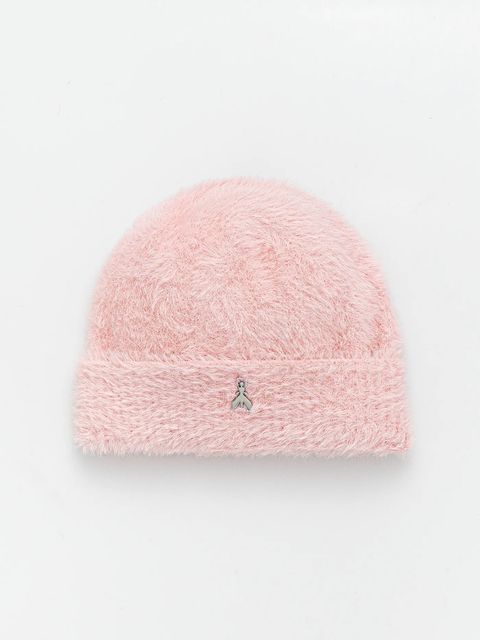 Patrizia Pepe czapka kolor różowy 2F0117 K2UB - zdjęcie produktu nr 1