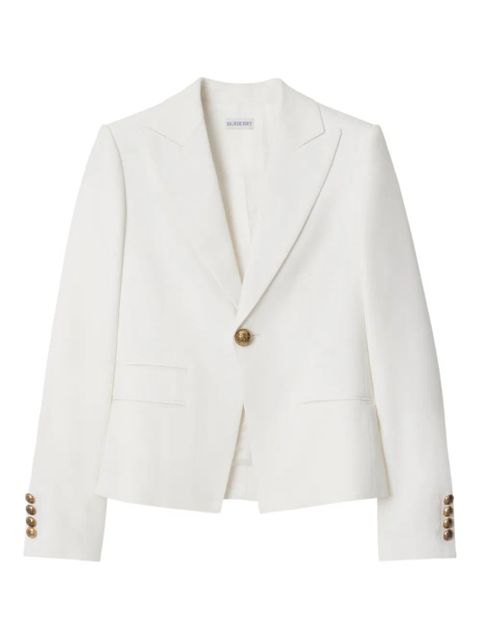 Burberry single-breasted blazer - White - zdjęcie produktu nr 1