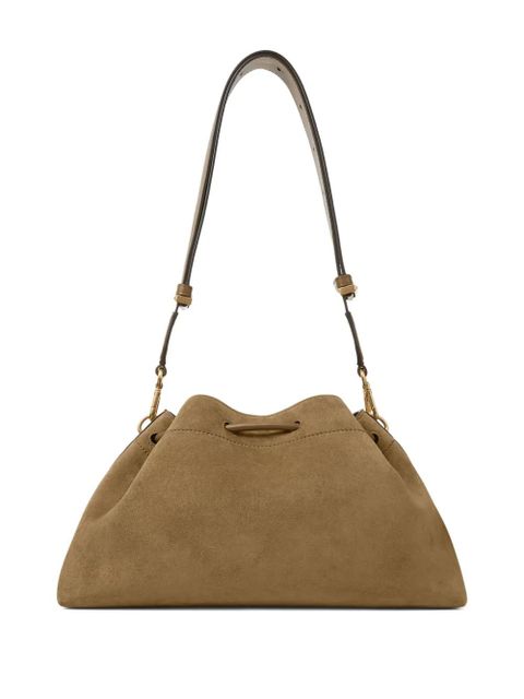 Jimmy Choo Cinch M suede shoulder bag - Green - zdjęcie produktu nr 2