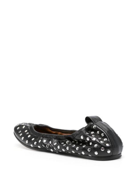 ISABEL MARANT Belna studded ballerina shoes - Black
