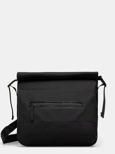 Rains torba Trail Rolltop Messenger Bag W3 kolor czarny 14490.01 - zdjęcie produktu nr 1