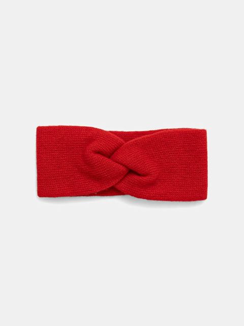 Answear.LAB opaska wełniana kolor czerwony