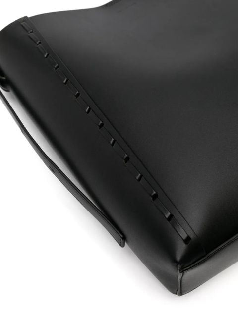 Jil Sander medium leather tote bag - Black