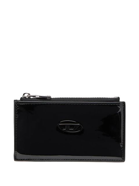 Diesel Play III patent leather cardholder - Black - zdjęcie produktu nr 1