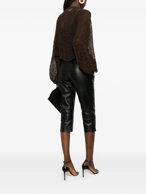 SOLOTRE long-sleeve cardigan - Brown - zdjęcie produktu nr 2