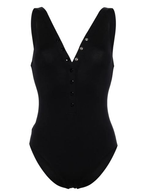 ERES Icône V-neck swimsuit - Black - zdjęcie produktu nr 1