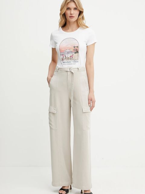 Liu Jo t-shirt bawełniany - zdjęcie produktu nr 2