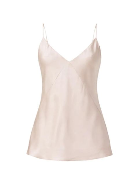 Max Mara V-neck satin top - Pink - zdjęcie produktu nr 1
