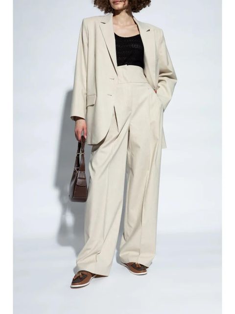 Michael Kors Kiernan jacquard-motif loafers - Brown