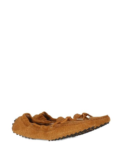 Tod's suede boat shoes - Brown