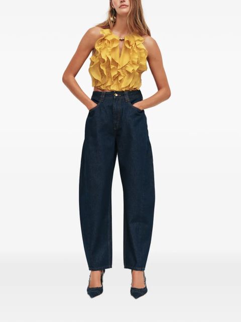 Aje Cleo ruffled top - Yellow